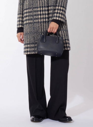 Borsa Tote mini in pelle blu