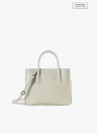 Borsa Tote piccola in pelle bianca | Cinzia Rocca