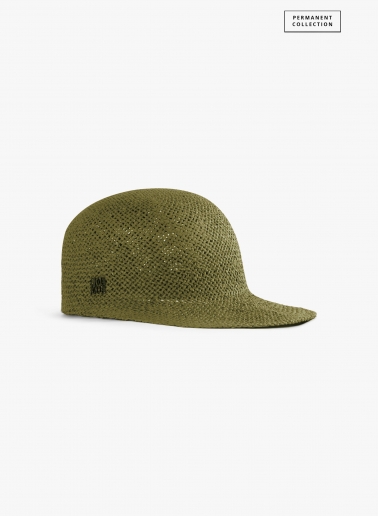 Green straw baseball hat | Cinzia Rocca