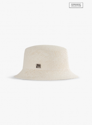 Cappello da pescatore in paglia bianco | Cinzia Rocca