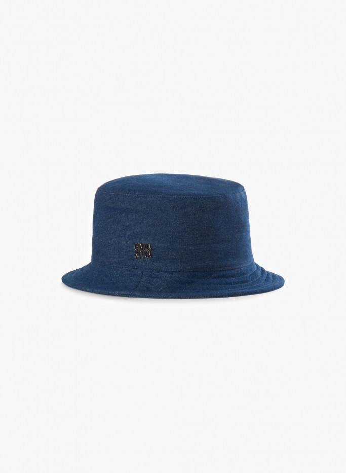 Blue denim bucket hat