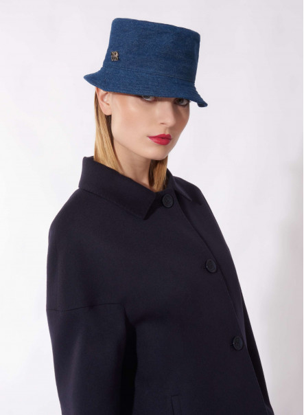 Blue denim bucket hat