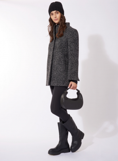 Cuffia in maglia nera