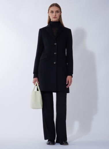 Kleine Tote Bag aus Leder in Weiß