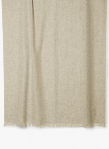 Maxi beige cashmere scarf