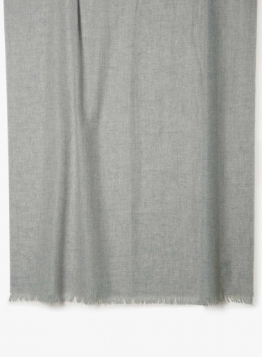 Maxi grey cashmere scarf