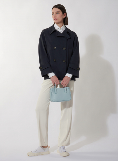 Peacoat blu in cotone stretch