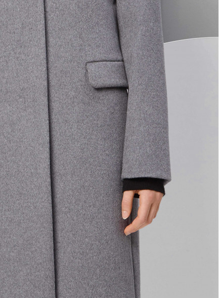 Grey wool coat