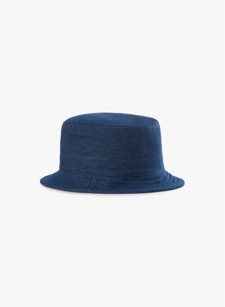 Blue denim bucket hat