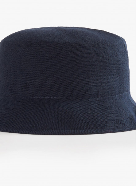 Cappello da pescatore in cotone blu