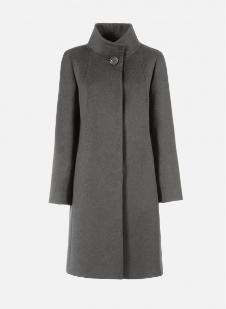 Grey cashmere coat