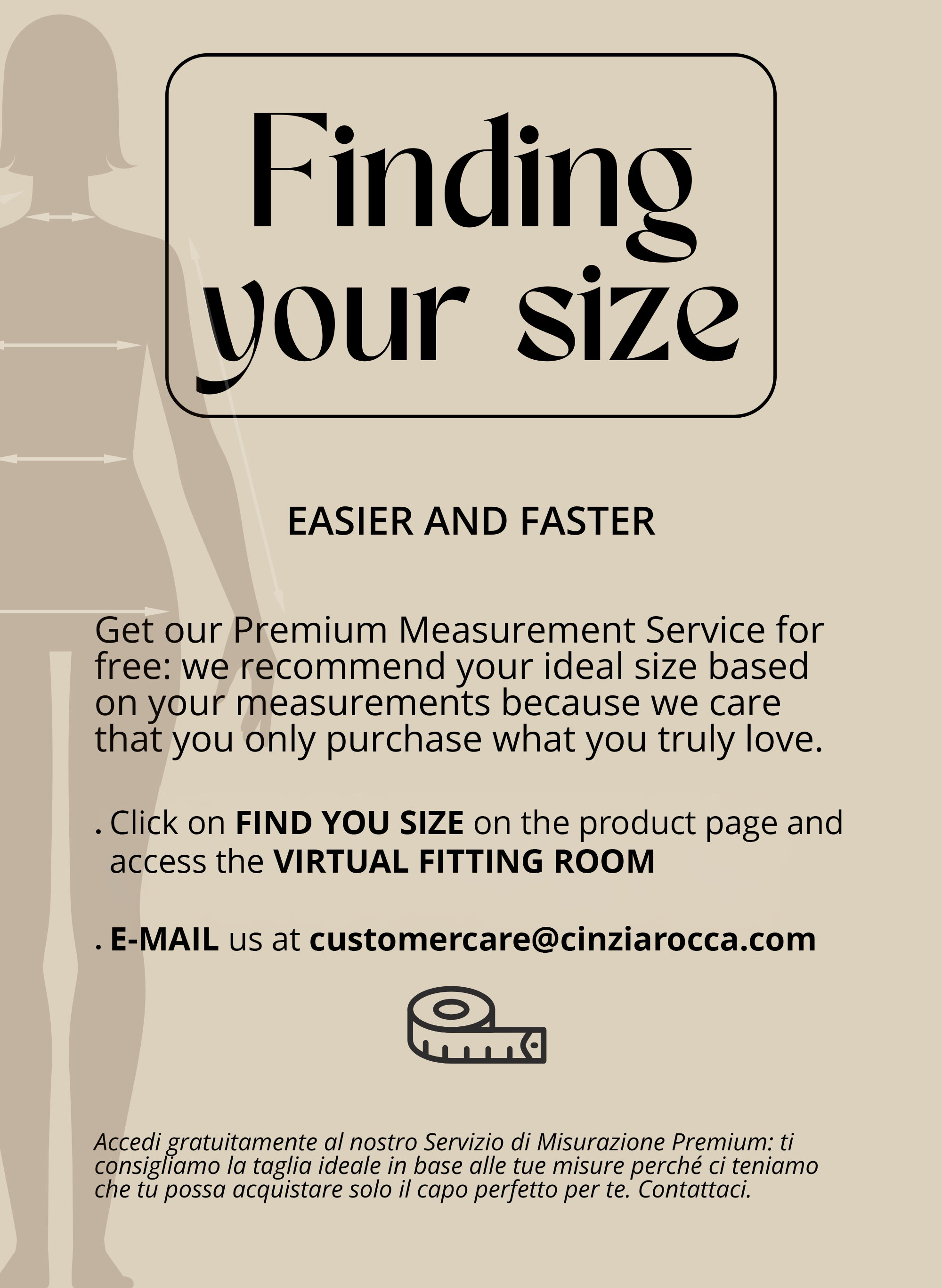Finding your size