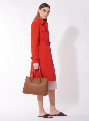 Black Tote bag in genuine leather