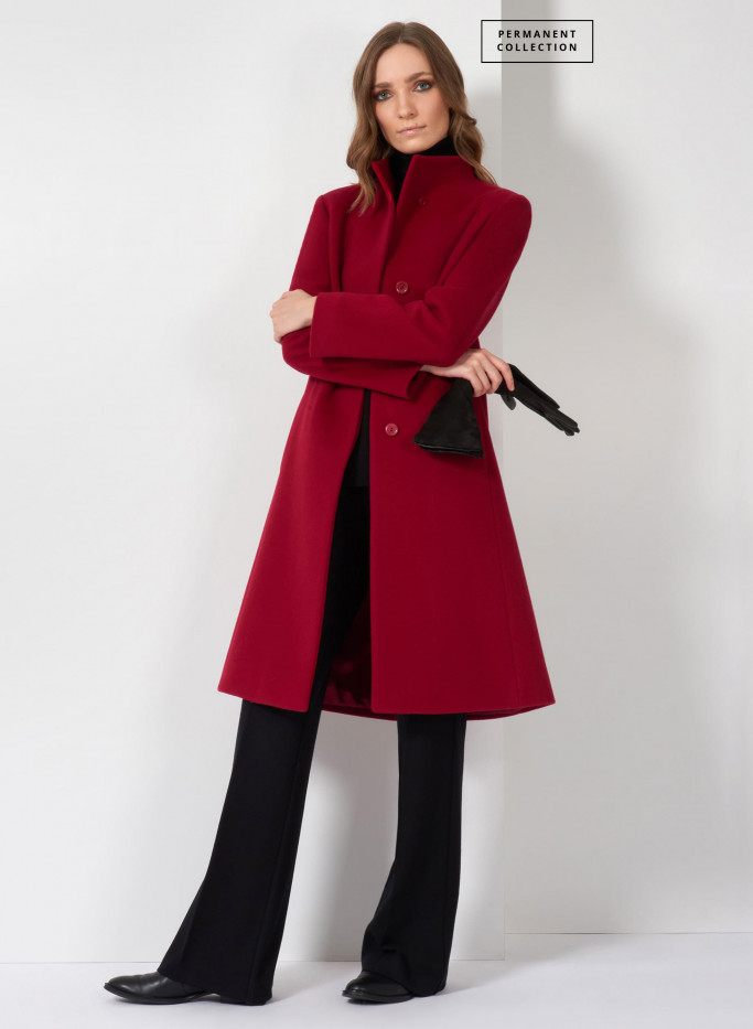 Wool and cashmere red coat - Cinzia Rocca