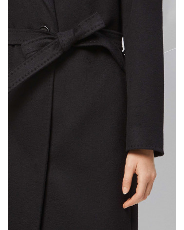 Cashmere belted coat with notch collar - Cinzia Rocca