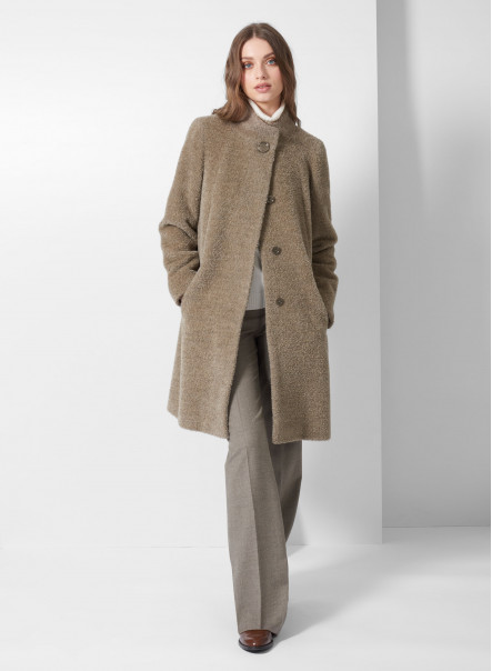 Wool and alpaca flared coat - Cinzia Rocca