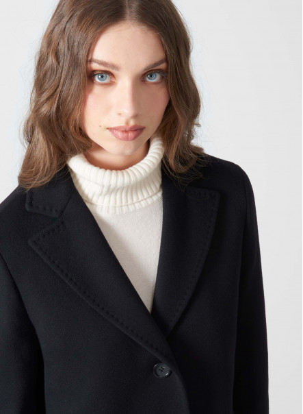 Wool and cashmere coat with notch collar - Cinzia Rocca