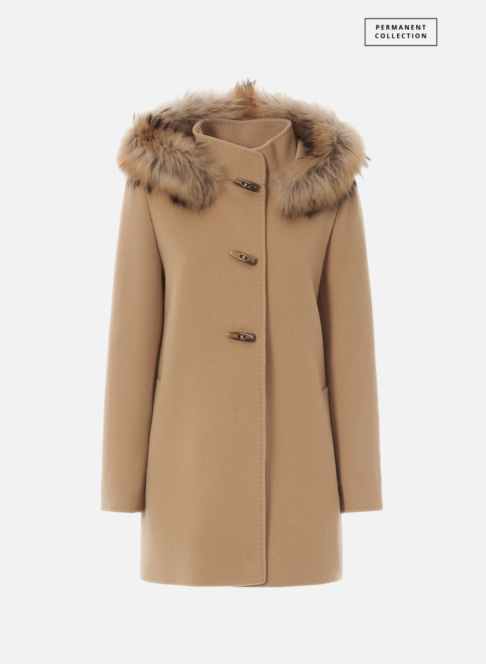 Wool and cashmere hooded duffle coat - Cinzia Rocca