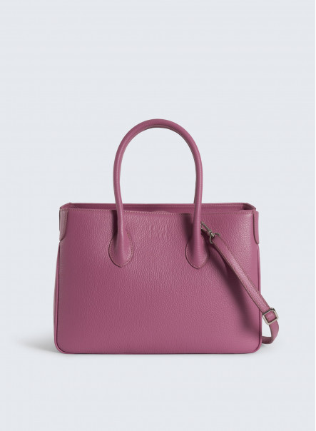 Shoulder bags | Zaza - Spazzolato - Shoulder bags - Pink - Fuchsia 16 -  Bronze | Teatro Fashion